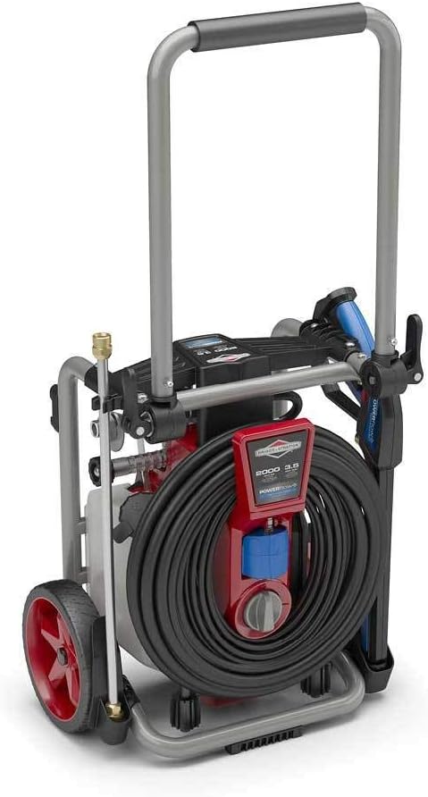 Briggs & Stratton S2000P 2000 MAX PSI at 1.1 GPM Electric Pressure Washer with Power flow+ Technology, Model 020667