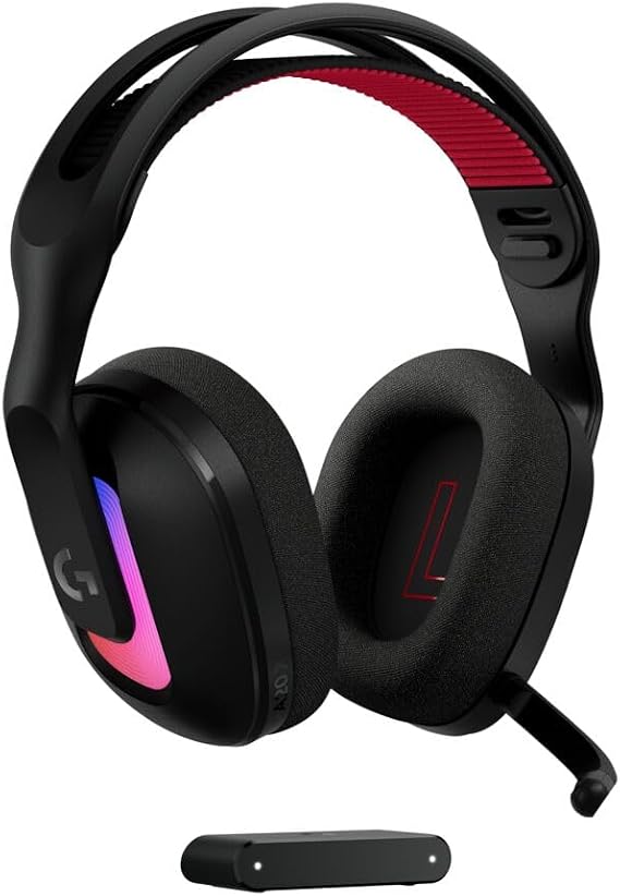 Logitech G Astro A20 X Lightspeed kablosuz oyun kulaklığı, PS5, Xbox, Switch, PC için, 2 sistemli PLAYSYNC Audio, Bluetooth, LIGHTSYNC RGB ve 48 kHz Boom mikrofon - siyah | PS5, Xbox, Nintendo Anahtarı/Anahtarı 2, PC, 2 Sistem PLAYSYNC, Bluetooth, LIGHTSYNC RGB, 48 kHz Boom Mikrofon - Siyah