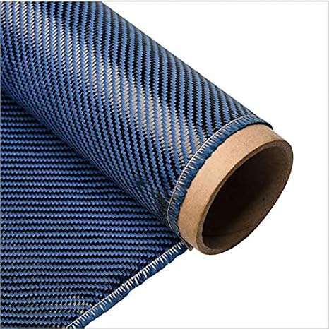 Carbon Fiber Fabric, 3K 240gsm 2x2 Twill Real Carbon Fiber Cloth 50cm/80cm Width Honeycomb Hybrid(Black,100cmx50cm)
