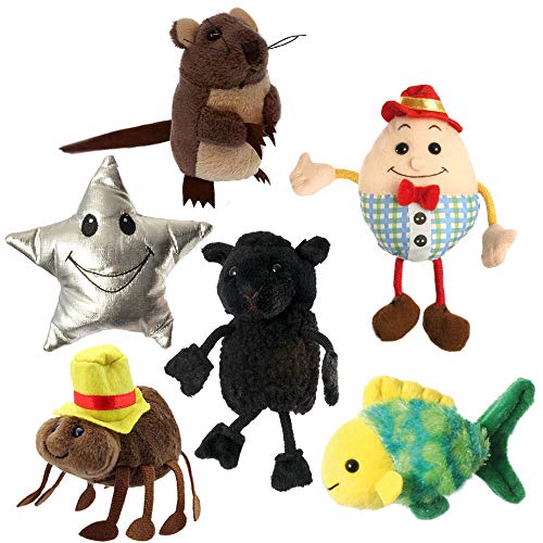 The Puppet Company Rhymes PC002040 Set of 6 Finger Puppets