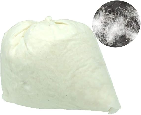 Ivie Bulk Down Pillow Fill White Duck Down 60% Down & Feather Blend Filling Stuff (200 Grams)