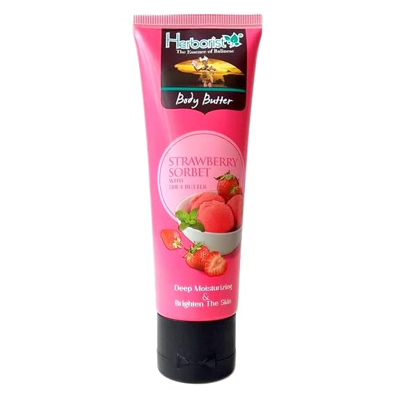 Body Butter - Strawberry, 80 Gram