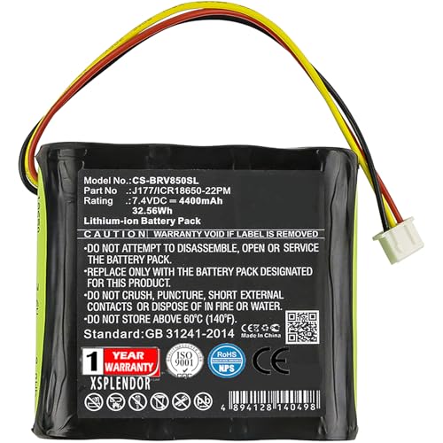 XPS Replacement Battery for Braven 850, BRV-HD Part NO AE18650CM1-22-2P2S, J177ICR18650-22PM
