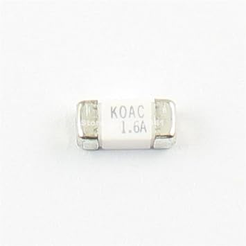 Fuse 10pcs Speer KOAC SMD SMT 1808 1.6A 125V Surface Mount Main Board Chip Fuse CCF1N16TTE