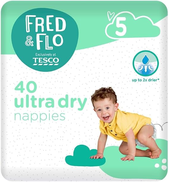 Fred & Flo Size 5 Nappy 40 Pack