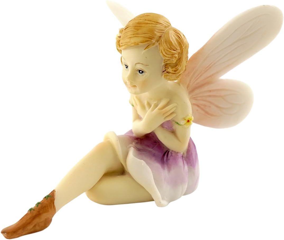 Top Collection 4489 Miniature Garden and Terrarium Flower Fairy Figurine Pink