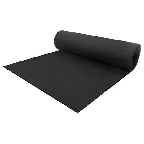 Neoprene Sponge Foam Rubber Sheet Roll Non-Adhesive Cut to Multiple Dimensions 1/8" Thick 13" Wide 80" Long Foam Rubber for DIY, Gaskets, Crafts, and Tool Box Liner Neoprene Fabric