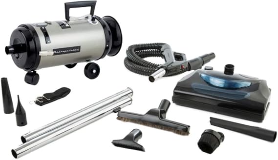 METROVAC OV4PNHSNBFVC Professional Evolution Compact Canister Vac, Powerful Home Vacuum & Air Duster, Portable Cleaning Supplies, Accessories