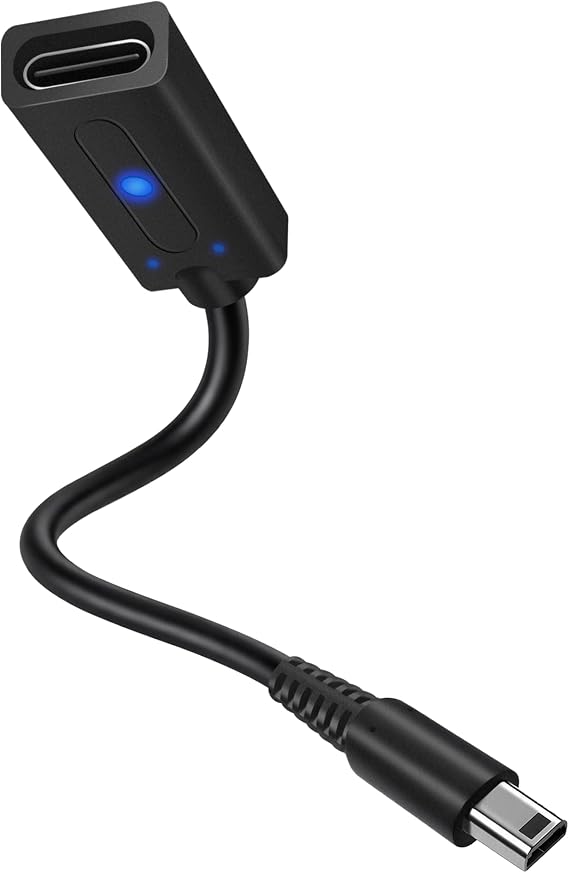 USB-C to 3DS Charger Cable for Nintendo 3DS / 2DS / DSi USB-C Female Input Supports 5V PD & Standard USB-C Chargers