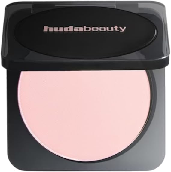 HUDA Beauty Easy Bake Pressed Powder, Cherry Blossom Cake, Matte Finish, Light Coverage, Vegan, Cruelty Free