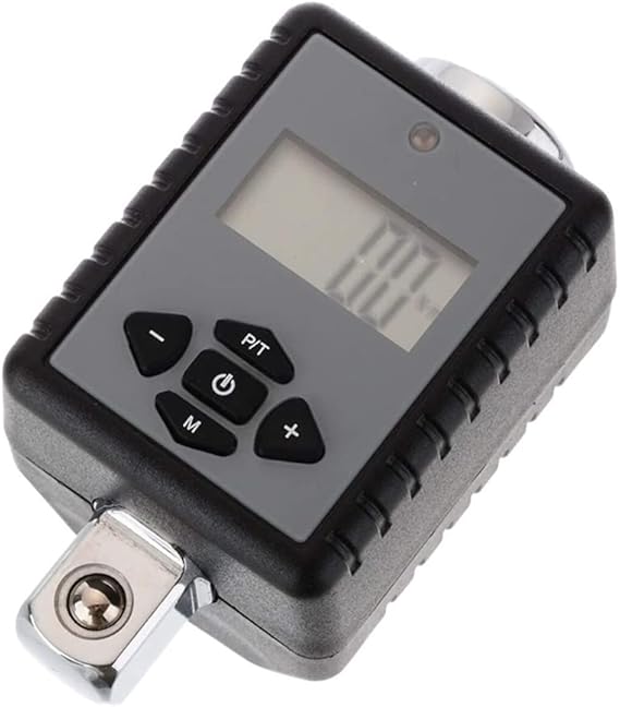 ThreeH 1/4 Inch Digital Torque Adapter (0.22-22.1ft-lb/0.3-30Nm) with Buzzer and LED Flash 1/4'' Drive Digital Torque Wrench Converter
