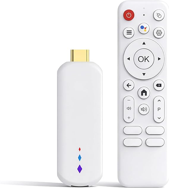 TV Box for Android 14, 4K Ultra HD Streaming Media Player, 2GB RAM 16GB ROM, Smart Box with Voice Remote Access, TV Stick Support 2.4G/5.0GHz