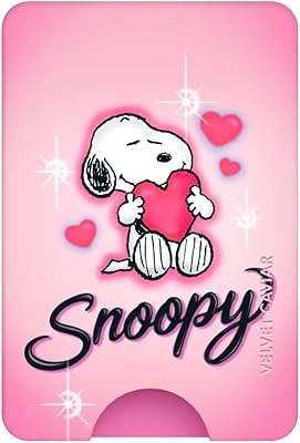VELVET CAVIAR compatible with MagSafe Wallet - Magnetic Card Holder Wallet for iPhone 12131415 Snoopy Be Mine