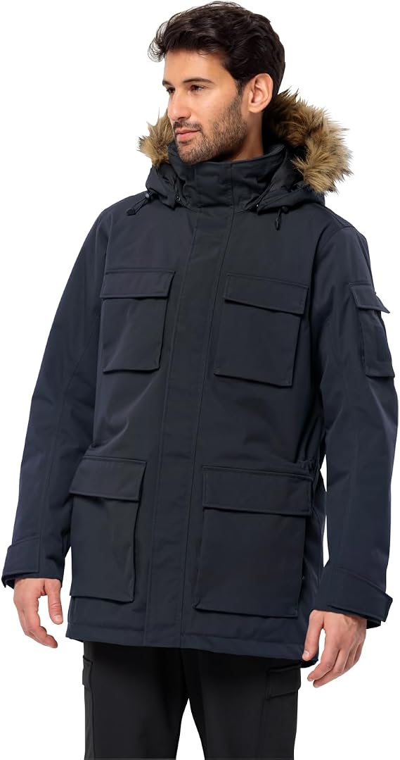 Jack Wolfskin Mens Glacier Canyon Waterproof Insulated Parka Jacket