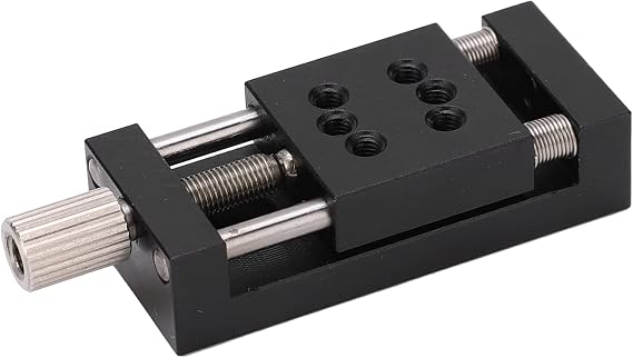 Stage, Linear Stage Actuator X Axes Linear Stage Manual Twist FineTune Sliding Table Mechanical Engineering Book Aluminum Alloy SP20A 10