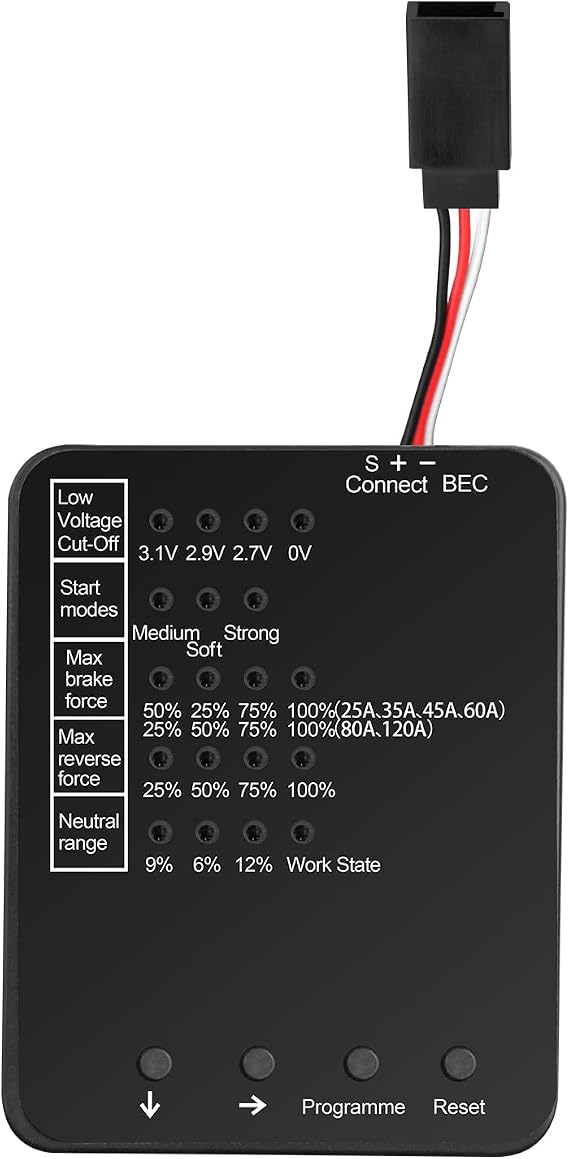 Surpass Hobby Program Card RC Car Electronic Speed Controller Programmer