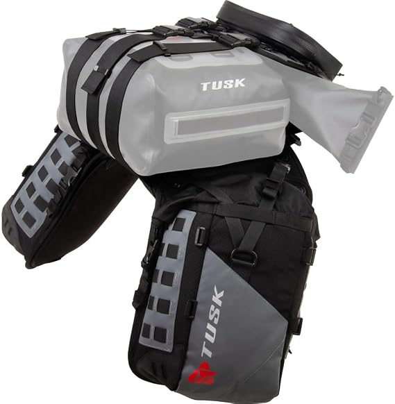 Tusk Off-Road Highland X2 Rackless Luggage System Base System Standard Heat Shield for Honda CRF300L Rally 2021