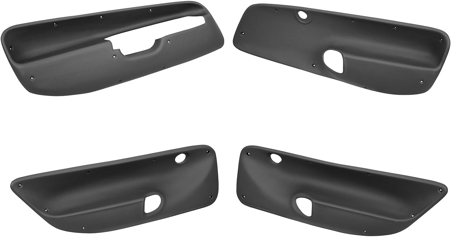 17-94C-DGR Door Panel Insert Combo Compatible with 2001-2004 VW Jetta Dark Gray