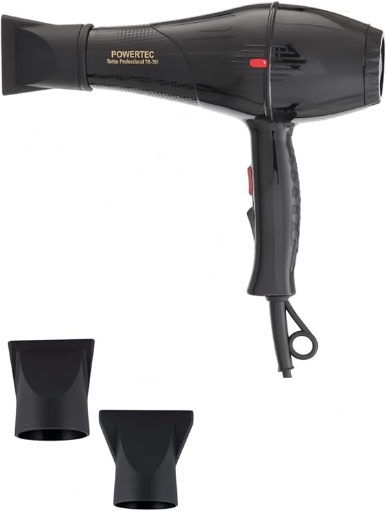 Powertec TR-701 Professional Hair Dryer & Blow Dryer