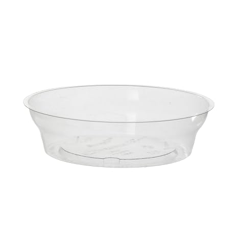Eco-Products GreenStripe Clear Compostable 3oz PLA Cold Cup Insert, Case of 1000, Fits 9oz-24oz cups, Disposable Renewable Plant-Based, For Parfaits, Fruit Dips, Veggies, BPI Certified, ASTM Compliant