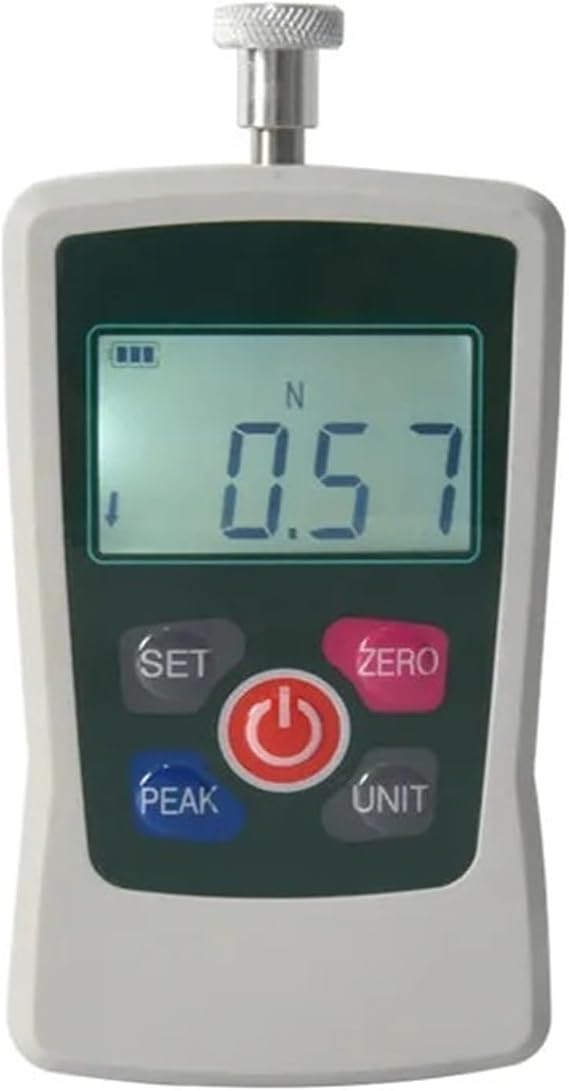 Digital Force Gauge Push and Pull Meter Digital Force Gge Push Pull Dynamometer Measuring Instrument Portable Force Meter Force Gge Dynamometer for Testing Various Forces(10N)