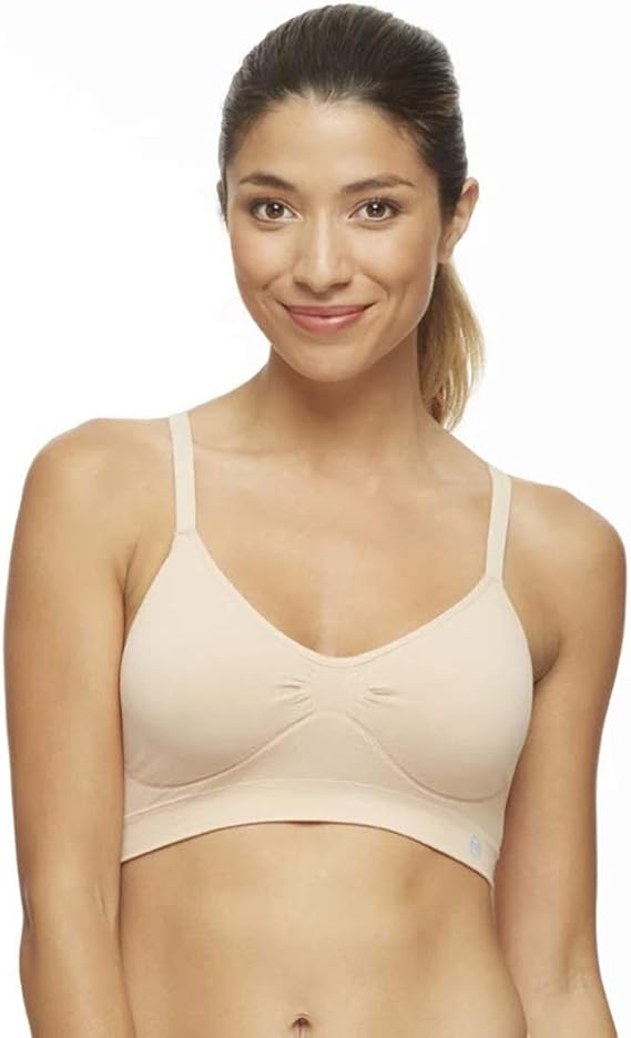 miel Women's Racerback Yoga Sports Bra Wirefree Comfortable Soft Breathable Seamless Bralette