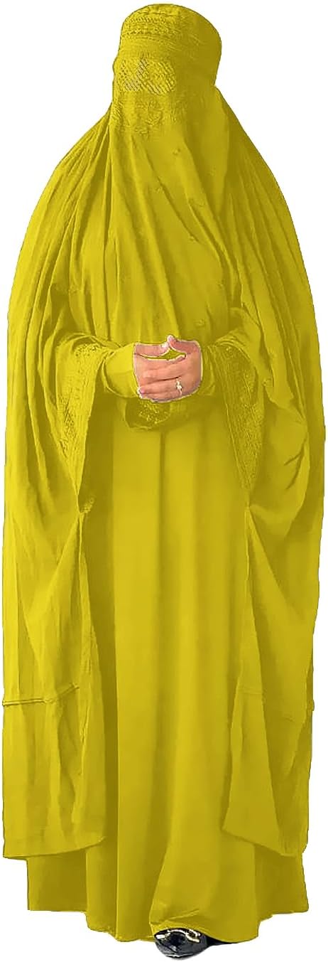 Desert Dress Authentic Afghan Ladies Burqa Burka Black Blue Red Brown White Jilbab Abaya Afghanistan Taliban Veil Niqab - Free Size Cool Kaftans