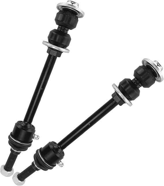 Aramox 2pcs Replacement Stabilizer Bar Link No Rolling Black for 1500 5LUG 4WD 2006-2017