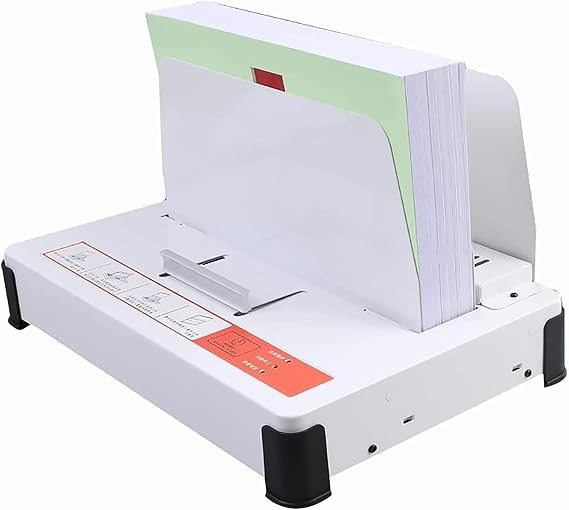 SonGxu Thermal Binding Machine, A4 Sheet Thermal Binder Machine, Electric Book Binder 1-55MM Binding Thickness, 500 Sheet Binding Capacity, for Tenders, Insurance Policy Contracts, Reports