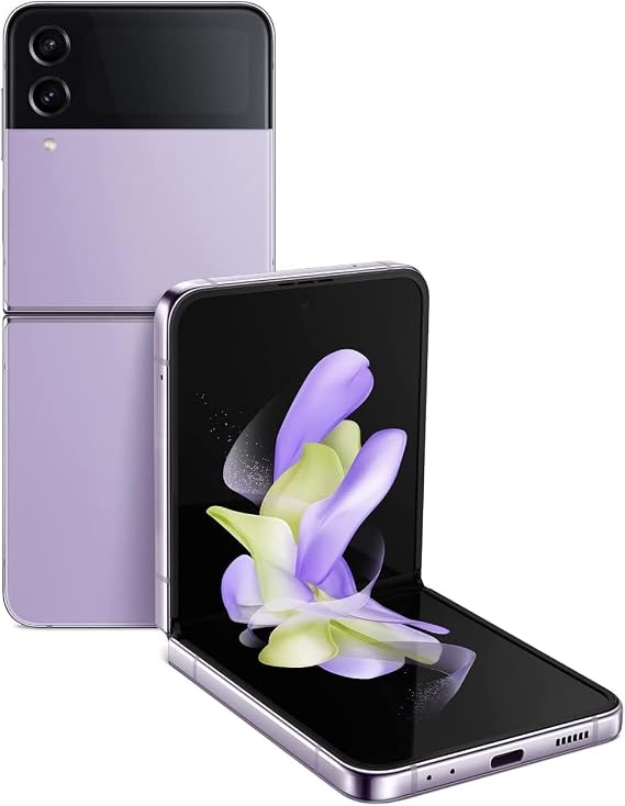 Samsung Galaxy Z Flip 4 5G, US Version, 128GB, Bora Purple - Unlocked (Renewed)