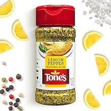 Tones Lemon Pepper Seasoning Blend, 3.35 Ounce
