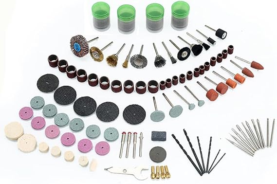 Rotary Tool Accessories Kit, 147 Pcs Power Rotary Tool Bits, Multi-use Universal Attachment for DIY Woodworking, Arts and Crafts, Home Decor
