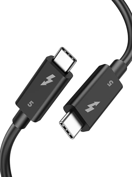 CableCreation Thunderbolt 5 Cable, Supports 8K Display, 80Gbps Data, 3.3FT