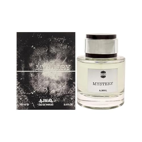 Ajmal Mystery Eau De Parfum Spray for Men 3.4 oz  100 ml Long Lasting Woody Spicy Perfume Premium Masculine Fragrance Crafted in Dubai