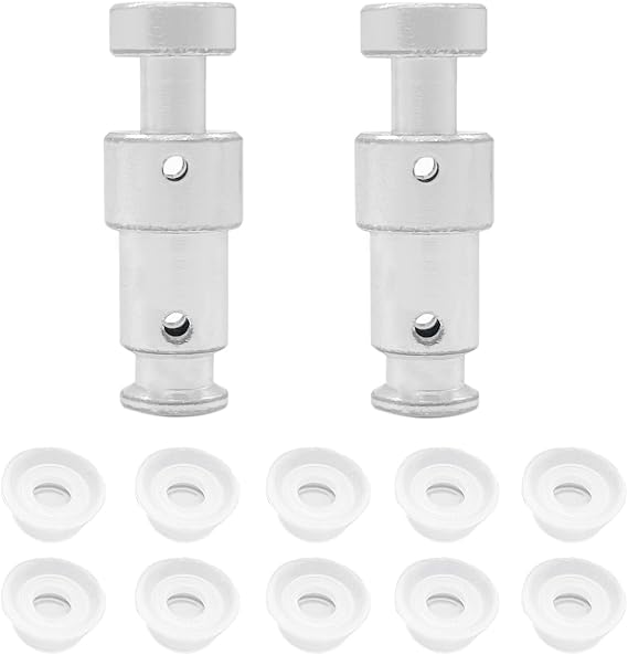 2 Pack Float Valve Seal for Pot Replacement Parts with 10 Sealer Gasket, Fits 3, 5, 6 Qt,Plus 3, 6 Qt, Ultra 3, 6, 8 Qt, Lux 3 QT, Replacement Float Valve and Silicone Caps