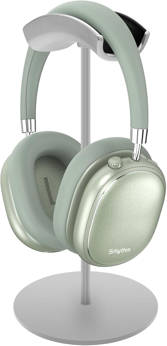 Srhythm NiceComfort 95 Hybrid Noise Cancelling Headphones Bundle Headphone Stand,Metal Headset Holder for Space-Saving and Display