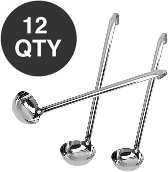 Dozen 1 Oz Soup Ladle W/ 10.5" Handle - Wholesale