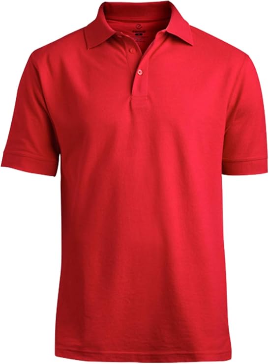 Edwards Men's Blended Pique Short Sleeve Polo