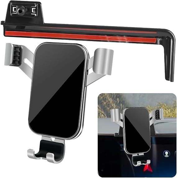 LUNQIN Car Phone Holder for Mercedes Benz CLA 2020-2025 and GLA 2021-2026 and GLB 2020-2026 and EQB 2022-2025 Auto Interior Accessories Best Cell Phones Mount Cellphone GPS Mobile Cradle Screen Stand