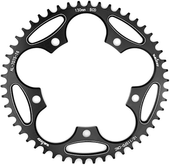 130BCD 50/52/54/56/58/60T Round Narrow Wide Road Bike Chainwheel Aluminum Chainring