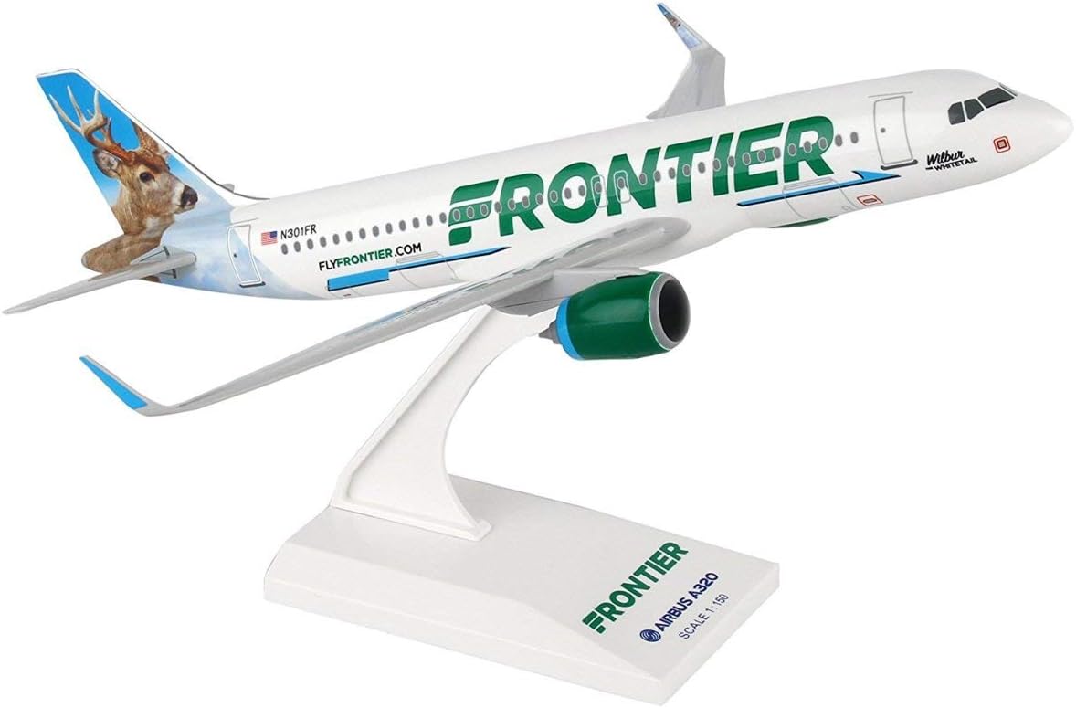 Daron SkyMarks Frontier A320 NEO 1/150 "Wilbur The Whitetail SKR907