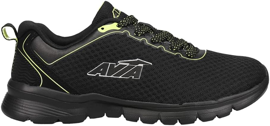 Avia Mens Avi-Factor 2.0 Running Sneakers Shoes - Black - Size 8.5 M