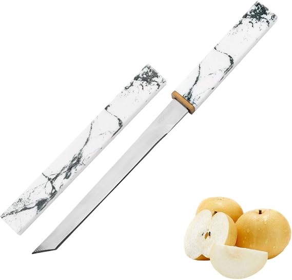 Generic Fruit knife, watermelon knife, bread knife, paring knife, fruit and vegetable knife, kitchen knife, chef knife, slicing knife, outdoor knife (Small knife Cloud ink), standard