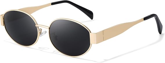 IGnaef Retro Oval Sunglasses for Women Trendy Designer Sun Glasses Womens Shades Fashion Accessories for 2026 IF3465