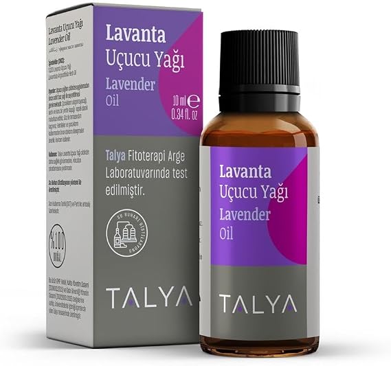 Talya%100 Saf Lavanta Uçucu Yağı 10ml - Cilt Bakımı - Difüzör için Aromaterapi Yağı