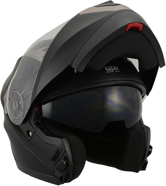 Milwaukee Helmets Advanced Full-Face Motorcycle Modular Helmets for Biker w/Drop Down Visor - XX-Large