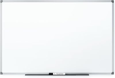 Quartet Magnetic Whiteboard, 8 x 4 Feet, Silver Aluminum Frame, Standard Duramax Porcelain 85518