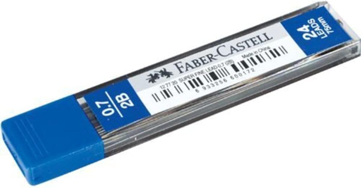 Faber-Castell Faber Castell Superfıne 0.7 Mm 2B 75 Mm Kalem Ucu