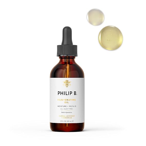 PHILIP B Rejuvenating Oil, 2 fl. oz. (60 ml) | Moisturize and Repair Dull, Dry Hair, Add Strength and Shine