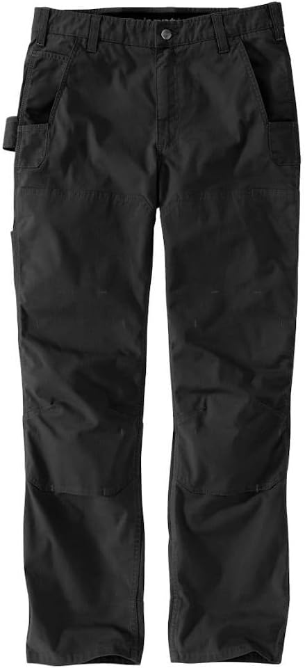 Carhartt Herren Work Utility Pants Relaxed Straight Steel Rugged Flex™ Ripstop Double-Front Dungaree